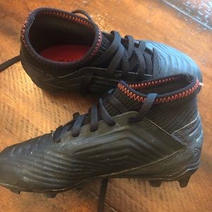 Adidas 12k Predator cleats matte black